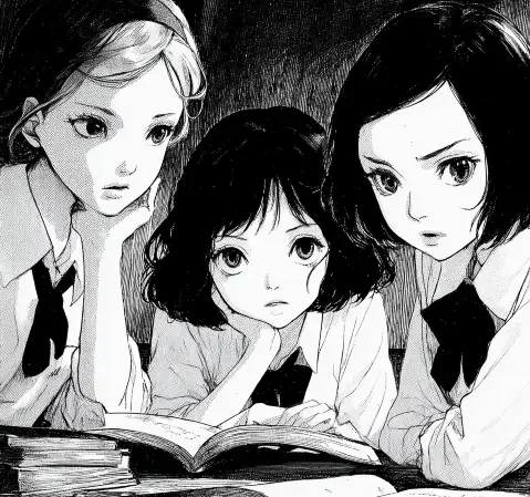 无图或使用漫画书脊装饰图，保持说明页整洁